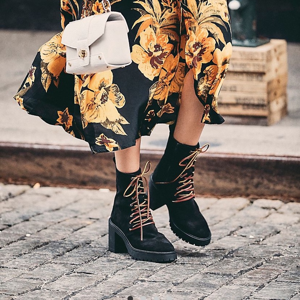 Free People Dylan Lace Up Boots